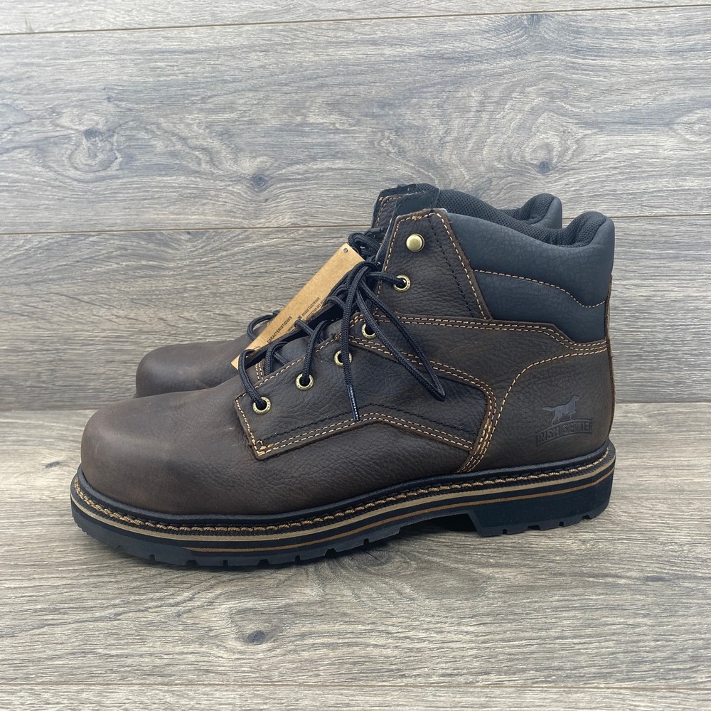 Irish Setter Kittson Work Boots Mens Size 11.5 Brown Leather Lace Up Ankle 83662